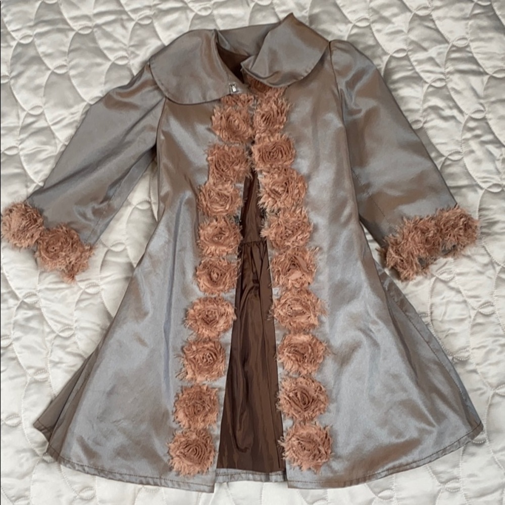 custom victorian dressy coat size 3/4